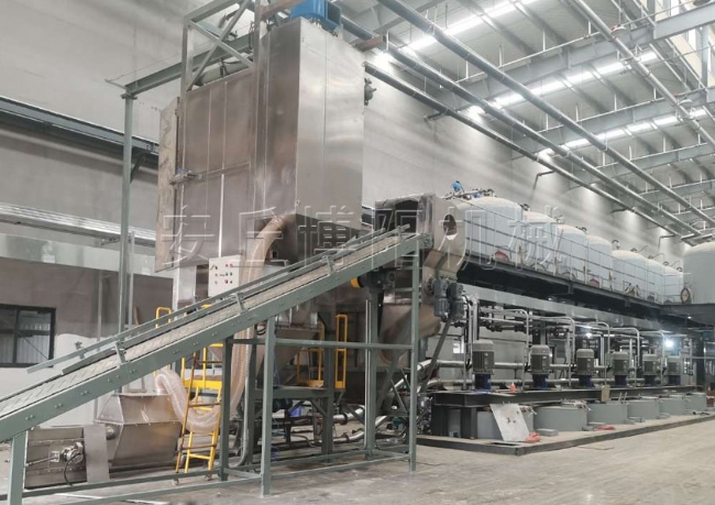 噸包拆包機(jī)+多出料口管鏈輸送機(jī)